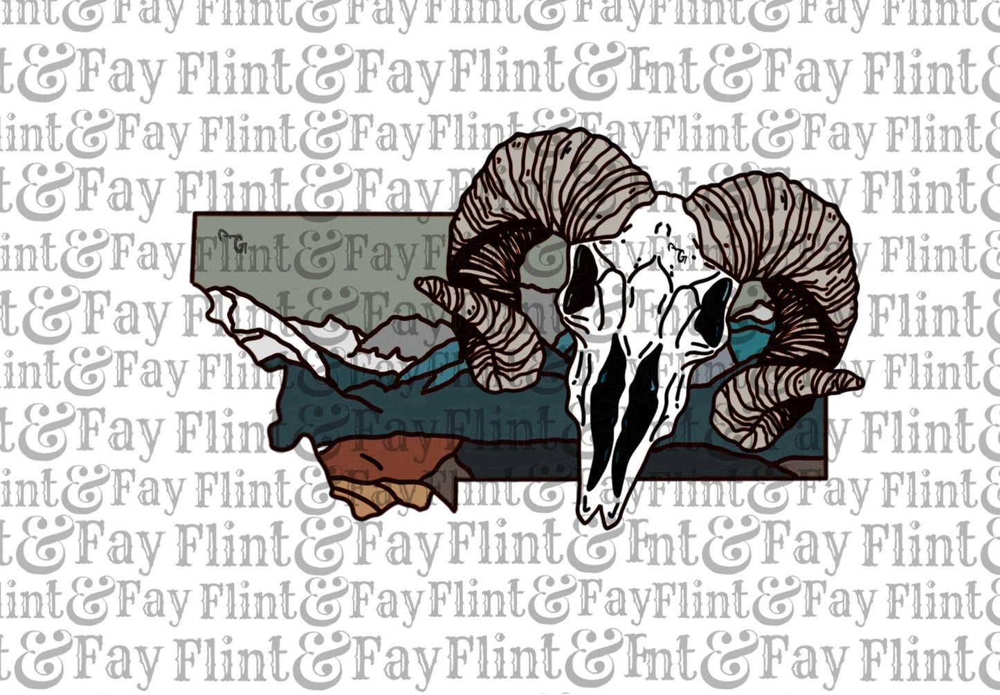 Montana Bighorn Sheep Muted