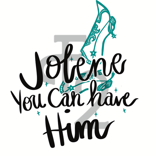 Jolene You Can Have Him- Turquoise & Black