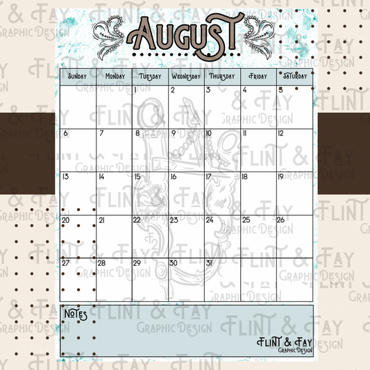 August 23’ Calendar