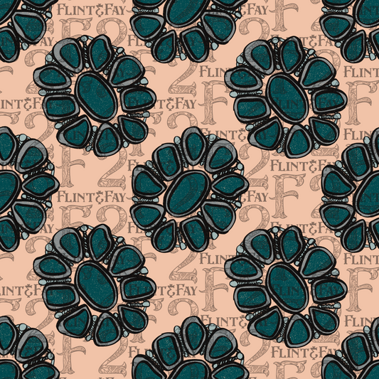 Pendant Peach Seamless Pattern